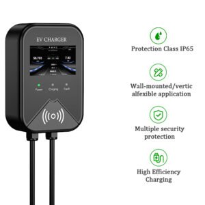 Type 2 7KW 11KW 22KW Wall-mounted EV Charger 3 Phase 32A Electric Char