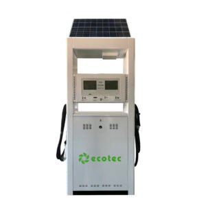 Ecote Manual Drive Fuel Dispenser Petrol and Diesel Pump with Solar Panel