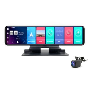 12"" Android 8.1 4g WiFi GPS Navigator Dual Camera Full Hd Car Monitor